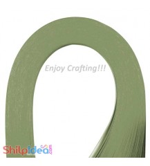 Quilling Paper Strips - Moss Green - 3mm